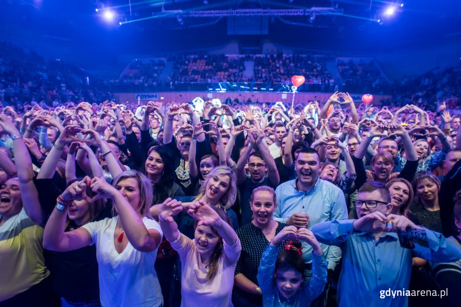 Walentynkowa gala disco polo w Gdynia Arenie, fot. Dawid Linkowski