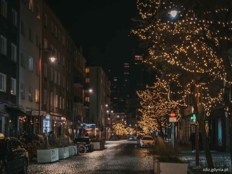Świątecznie przystrojona Gdynia