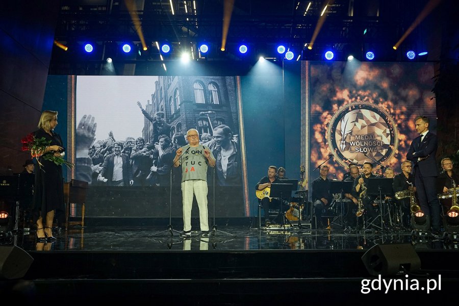 Gala Medalu Wolności Słowa 2023 w Europejskim Centrum Solidarności w Gdańsku, fot. Mirosław Pieślak