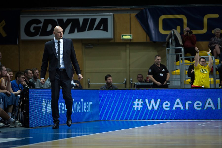 Gdyński OneTeam wystąpił w przerwie meczu EuroCup między Asseco Arką i Albą Berlin, fot. Mariusz Mazurczak