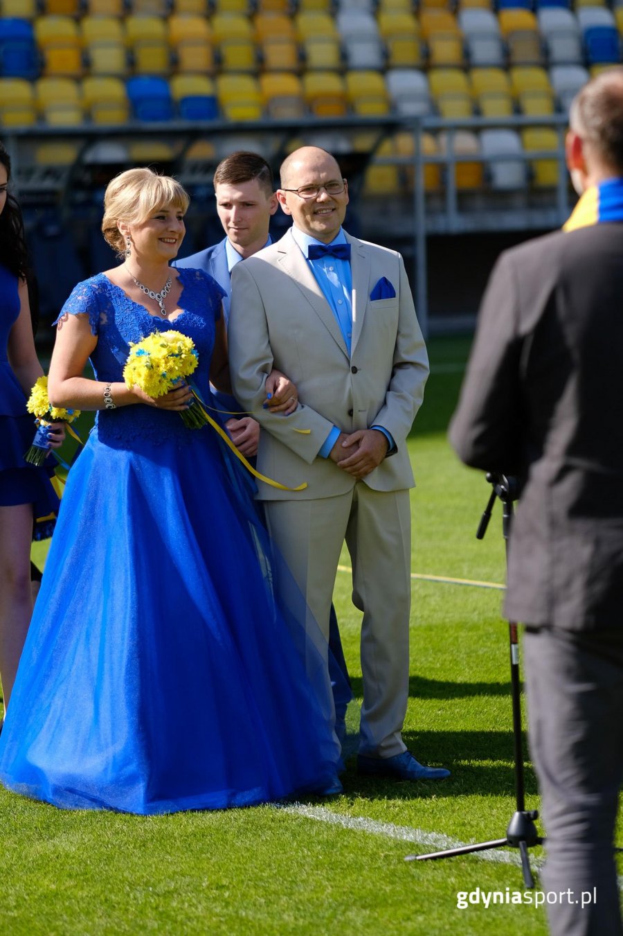 Ślub na Stadionie Miejskim / fot. Dawid Linkowski