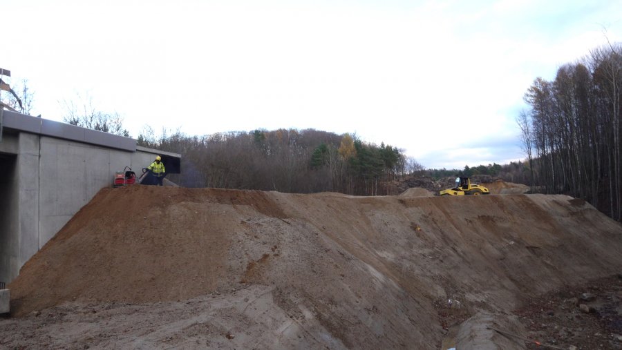 Budowa Obwodnicy Witomina (fot. Michał Sałata)