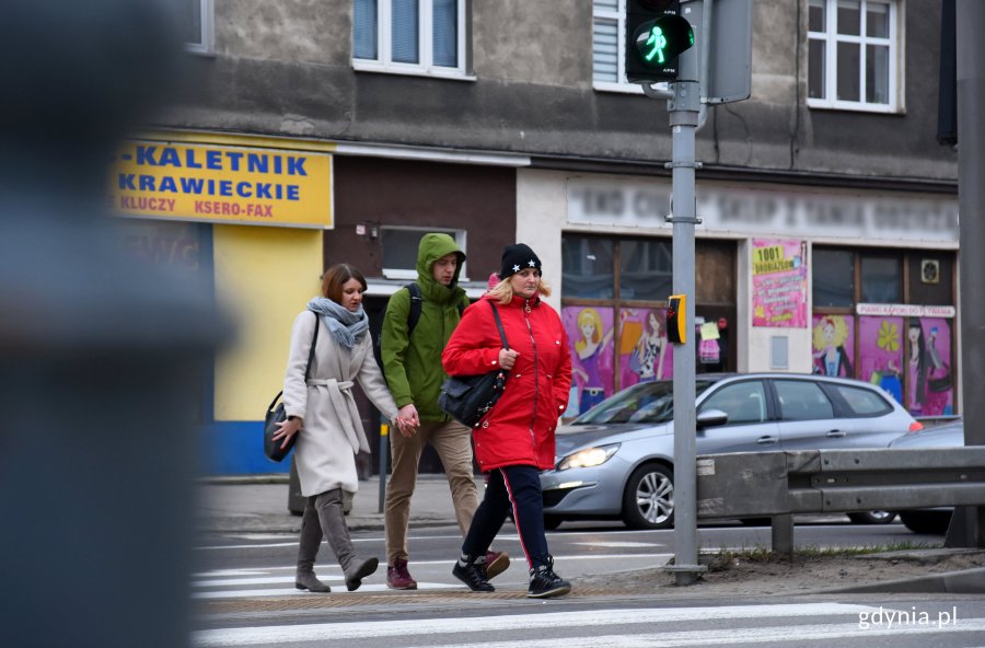 Nowe przejście dla pieszych przy ul. Śląskiej, fot. Kamil Złoch