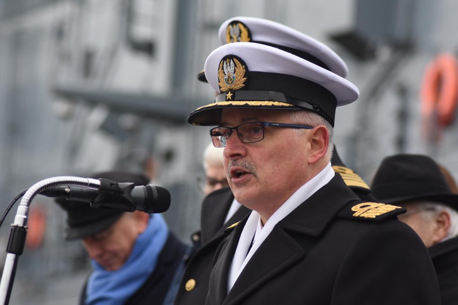 Zmiana na stanowisku Komendanta Portu Wojennego w Gdyni, fot. Lechosław Dzierżak