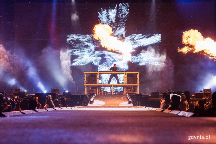 Martin Garrix podczas koncertu na Open'erze 