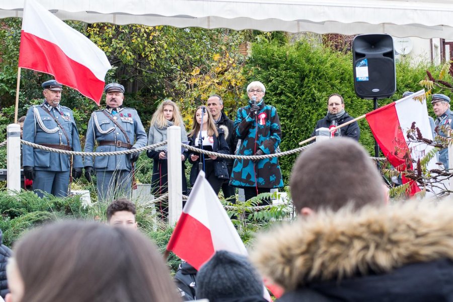 Orłowo uczciło Niepodległą // fot. Mateusz Skowronek