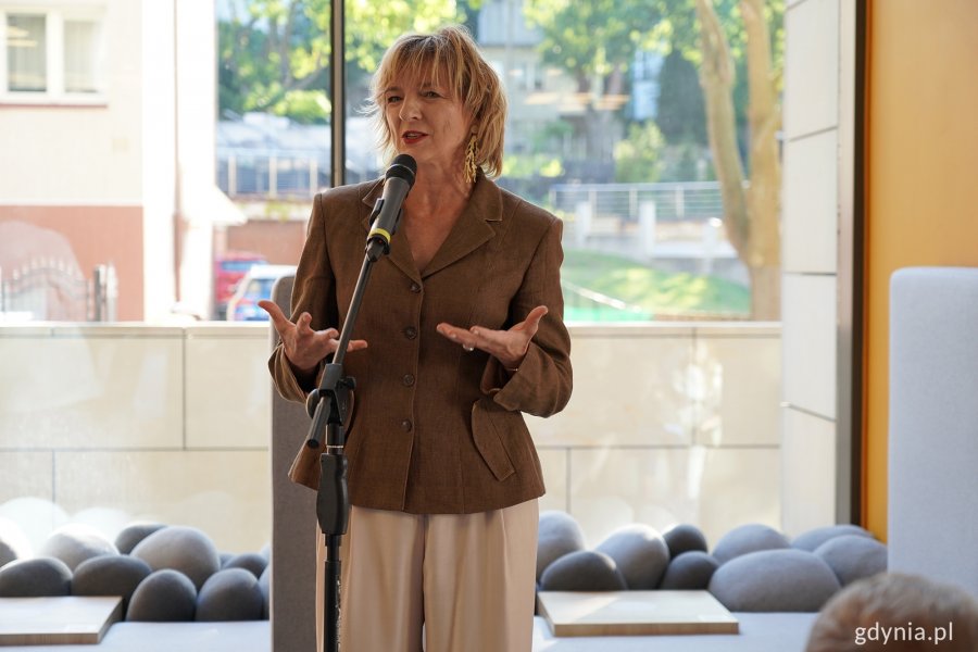 Na zdjęciu dyrektor Muzeum Miasta Gdyni Karin Moder 
