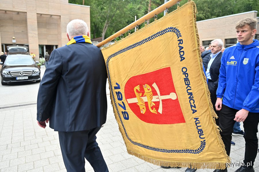 Uroczystości pogrzebowe Janusza Kupcewicza w Gdyni-Witominie, fot. Michał Puszczewicz