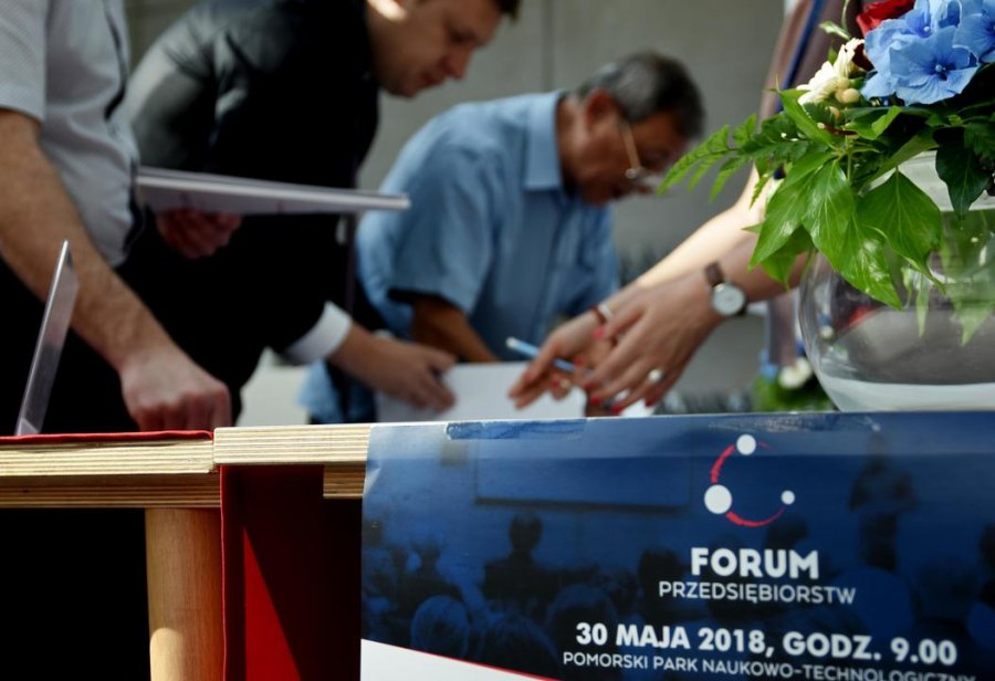 Forum Przedsiębiorstw 2018 w Pomorskim Parku Naukowo-Technologicznym, fot. Kamil Złoch