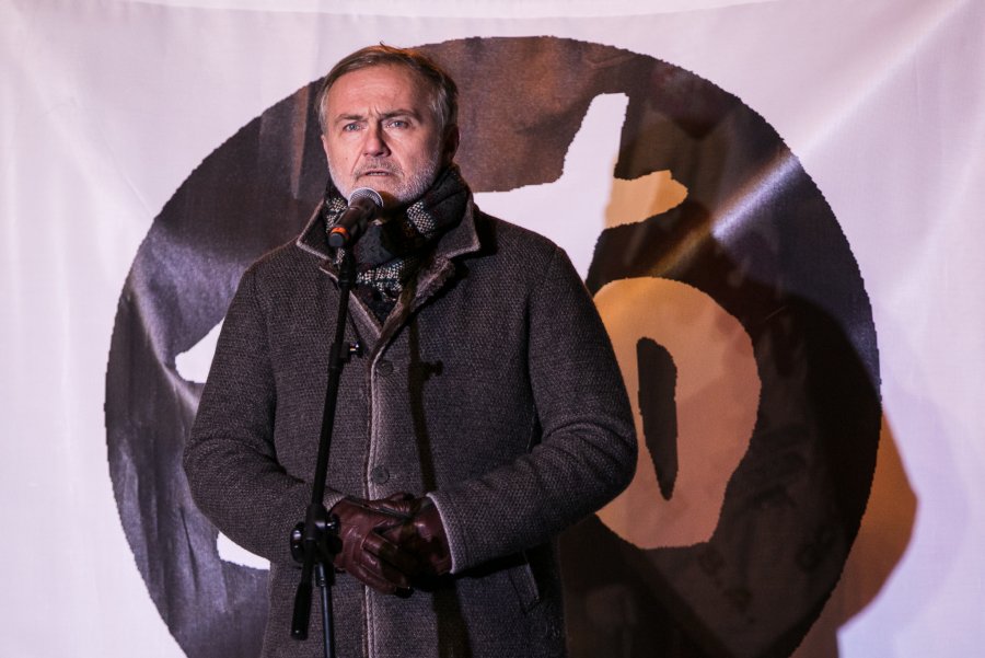 Podczas obchodów przemówienie wygłosił prezydent Gdyni Wojciech Szczurek // fot. Karol Stańczak