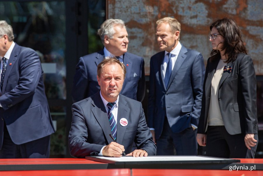 We wtorek, 4 czerwca w Gdańsku odbyły się centralne obchody Święta Wolności i Solidarności, fot. Piotr Hukało.