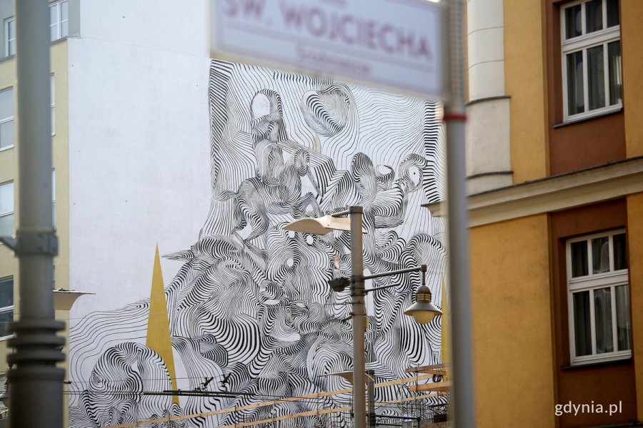 Mural przy ul. św. Piotra 