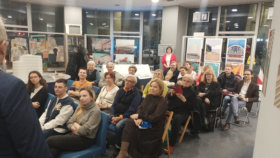 Spotkanie poświęcone wydawnictwu o Gdyni