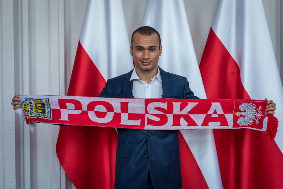 Marcus da Silva - został dzisiaj oficjalnie Polakiem fot. Dawid Linkowski