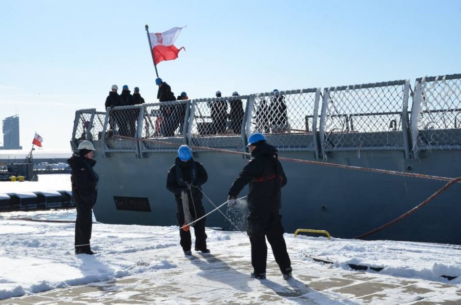 ORP „Gen. K. Pułaski” wrócił z arktycznych manewrów // fot. kpt. mar. Anna Sech