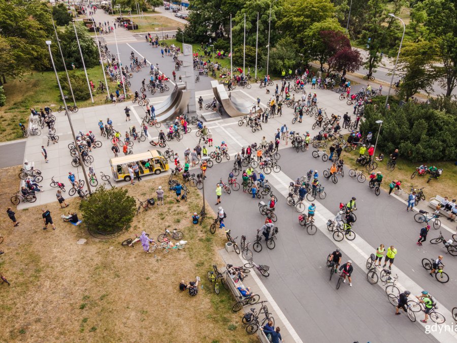 Start 26. Peletonu Północnego na Skwerze Kościuszki (fot. Karol Stańczak)