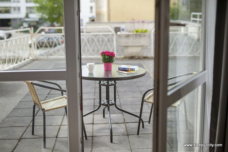 Apartament Sleepy3city ul. 10 Lutego 23/1, balkon