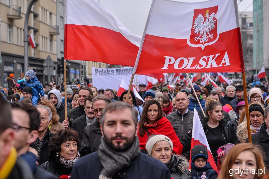 Gdynia uczciła stulecie polskiej niepodległości // fot. Przemysław Świderski