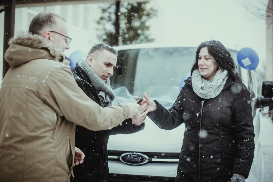 Michał Guć, wiceprezydent Gdyni ds. innowacji, Dariusz Majorek, dyrektor Oddziału Pomorskiego PFRON, Katarzyna Stec, z-ca dyrektora MOPS w Gdyni,  fot. Gaba Kucz