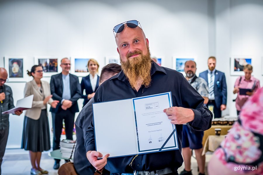 5 września w Ratuszu Staromiejskim w Gdańsku odbył się wernisaż wystawy oraz uroczystość wręczenia nagród XXIII Pomorskiego Konkursu Fotografii Prasowej Gdańsk Press Photo 2019 im. Zbigniewa Kosycarza // fot. Dawid Linkowski