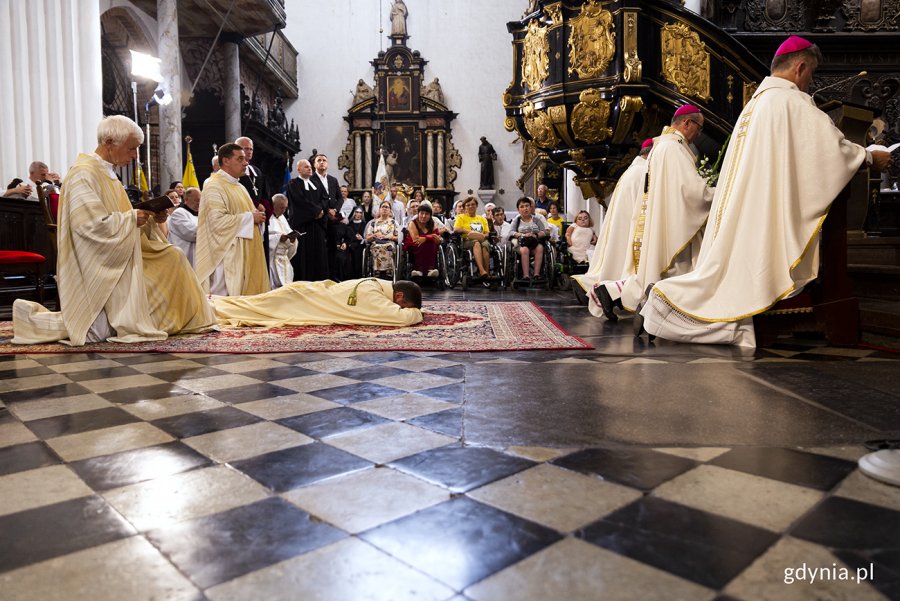 Uroczystość święcenia biskupiego księdza Piotra Przyborka.