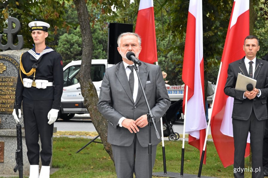 W uroczystości wziął udział m.in. prezydent Gdyni Wojciech Szczurek // fot. Magdalena Czernek