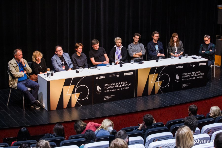 Na zdj. konferencja prasowa filmu „Żeby nie było śladów", fot. Karol Stańczak