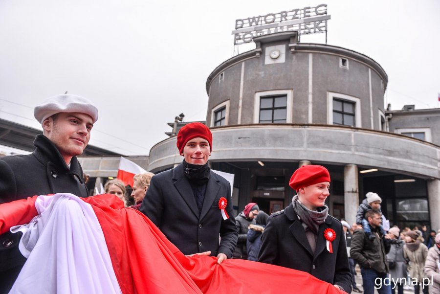 Gdynia uczciła stulecie polskiej niepodległości // fot. Przemysław Świderski