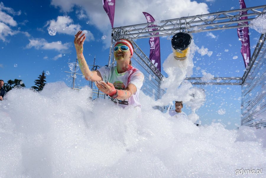 Bieg The Color Run w Gdyni, 16.09.2017 // fot. Dawid Linkowski