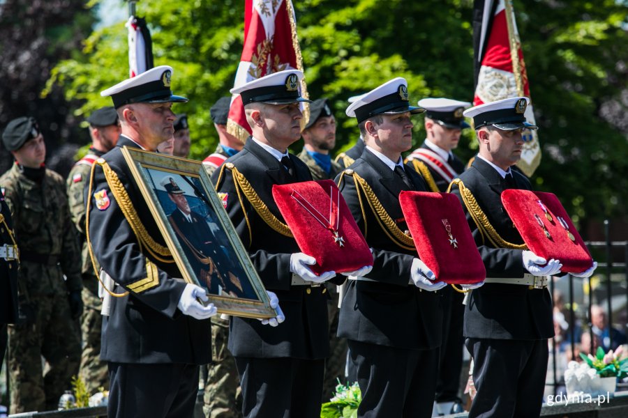 Ceremonia pożegnania admirała floty Ryszarda Łukasika, fot. Karol Stańczak 