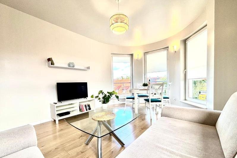 Apartament Pusta, widok na salon