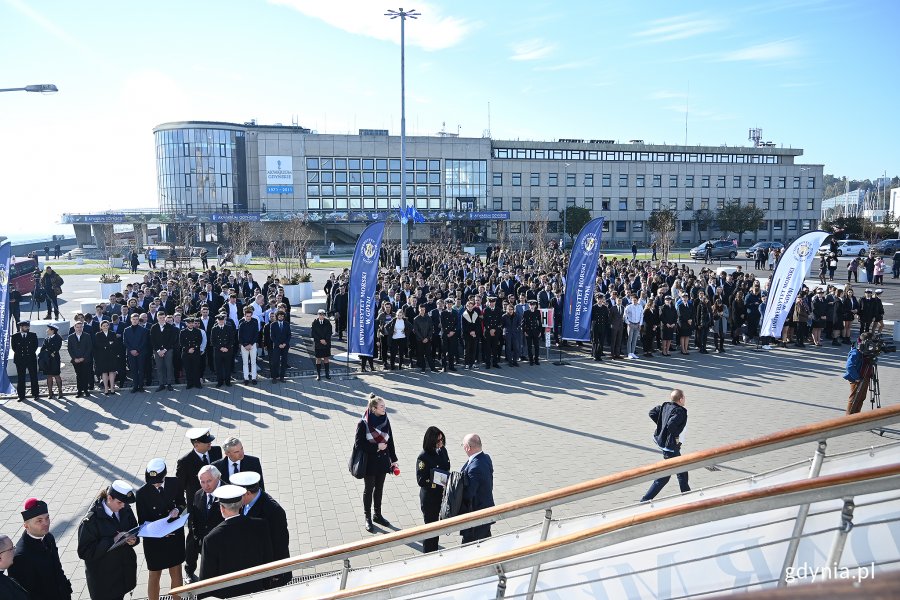 Inauguracja roku akademickiego 2021-2022 Uniwersytetu Morskiego w Gdyni. Fot. Michał Puszczewicz