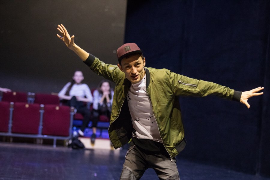 Przygotowania do premiery "Tlenu" w Teatrze Muzycznym // fot. Piotr Manasterski