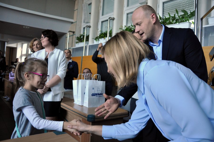 Wręczenie nagród uczestnikom konkursu / fot. Dorota Nelke