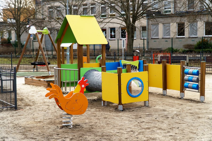Plac zabaw na Skwerze Witomińskim