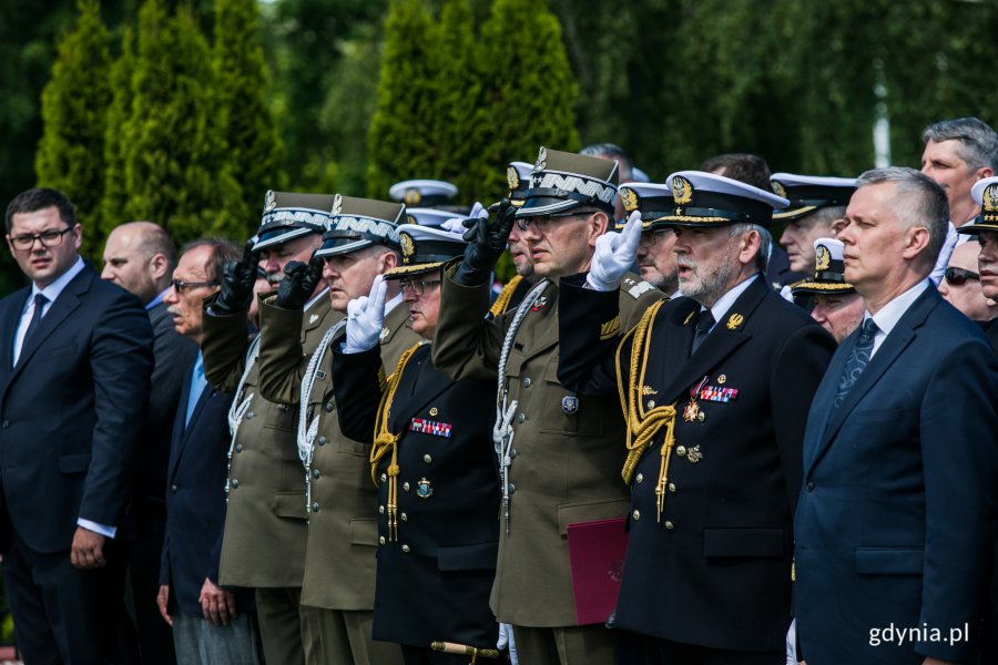 Ceremonia pożegnania admirała floty Ryszarda Łukasika, fot. Karol Stańczak 