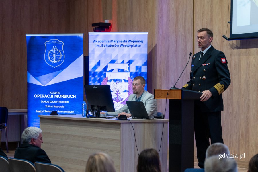 Prezentacja dotycząca ćwiczeń KRAKEN2025 (fot. Michał Sałata)