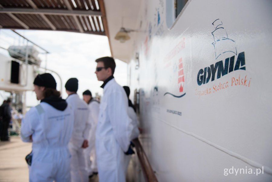 Na pokładzie &bdquo;Daru Młodzieży" (fot. Paweł Budziński)