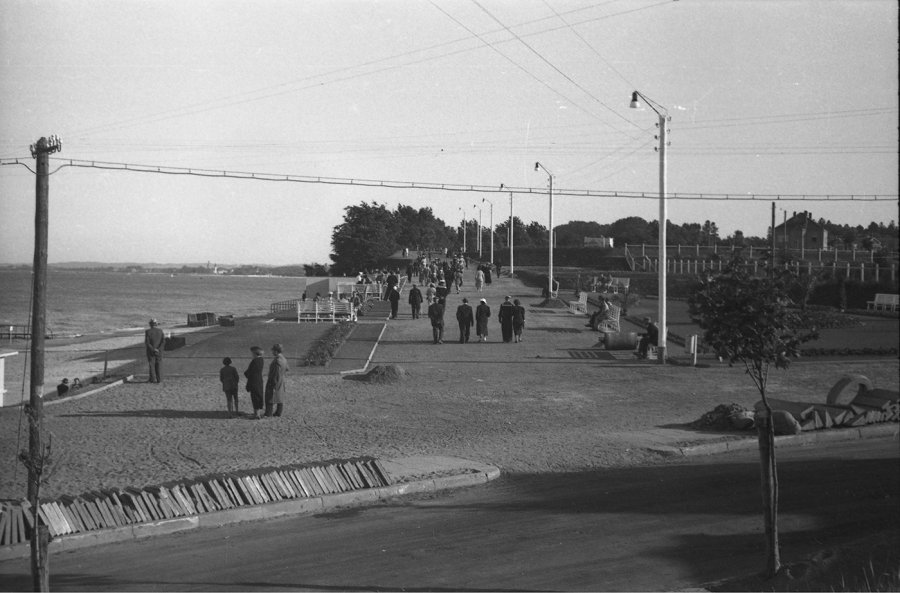 Orłowo-Promenada Królowej Marysieńki. // Fot. Wacław Schulz, 1936-1939 r.,  ze zbiorów Muzeum Miasta Gdyni.