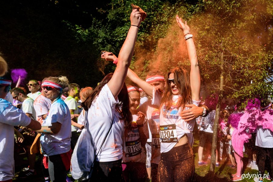 Bieg The Color Run w Gdyni, 16.09.2017 // fot. Dawid Linkowski