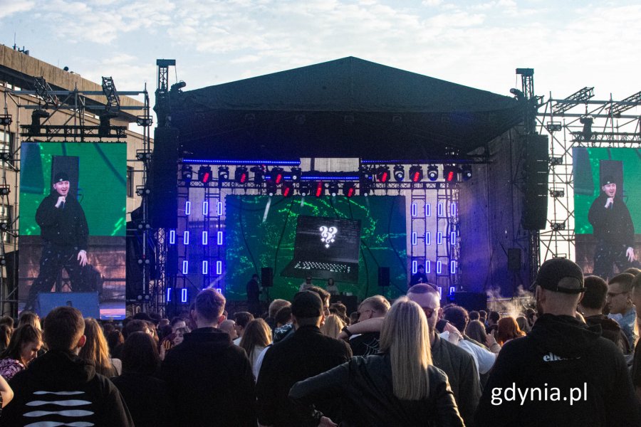 Koncert rapera Zeamsone podczas Gdynia South Molo Festivalu