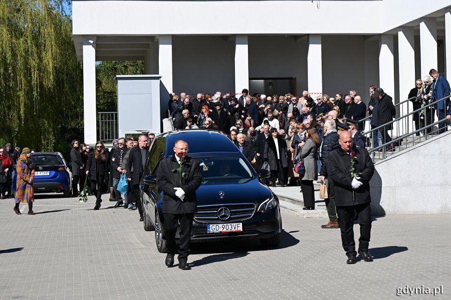 Uroczystości pogrzebowe Leszka Kopcia na Cmentarzu Łostowickim w Gdańsku (fot. Michał Puszczewicz)