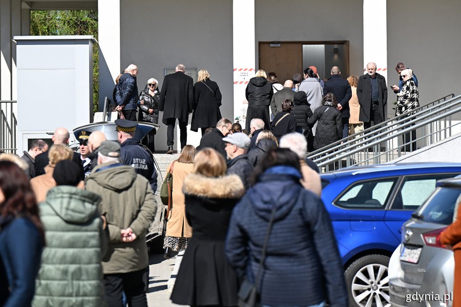 Uroczystości pogrzebowe Leszka Kopcia na Cmentarzu Łostowickim w Gdańsku (fot. Michał Puszczewicz)