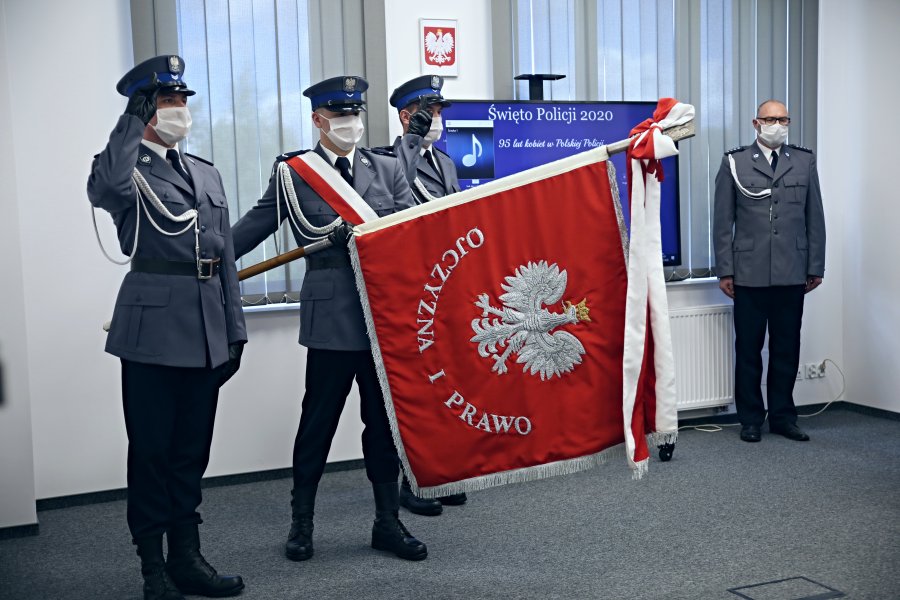 Obchody Święta Policji w komisariacie policji w Chwarznie. Fot. Przemysław Kozłowski