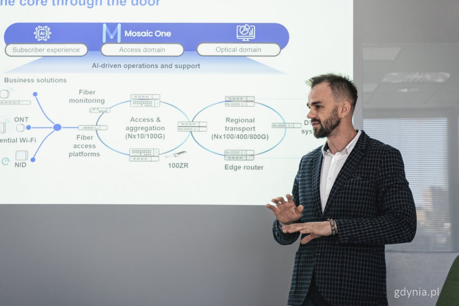 Wizyta w siedzibie ADVA Optical Networking (fot. Kamil Złoch)