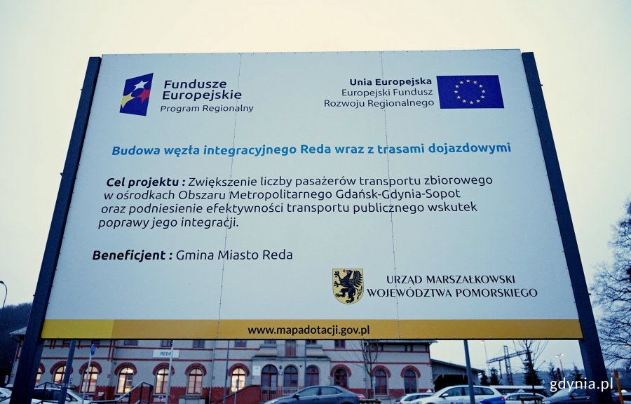 Oficjalne otwarcie węzła integracyjnego w Redzie - jednego z 26 węzłów na terenie metropolii, fot. Kamil Złoch