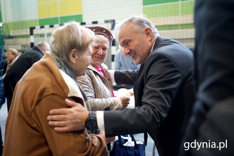 Wojciech Szczurek witał przybyłych gości.  Fot. Mirosław Pieślak