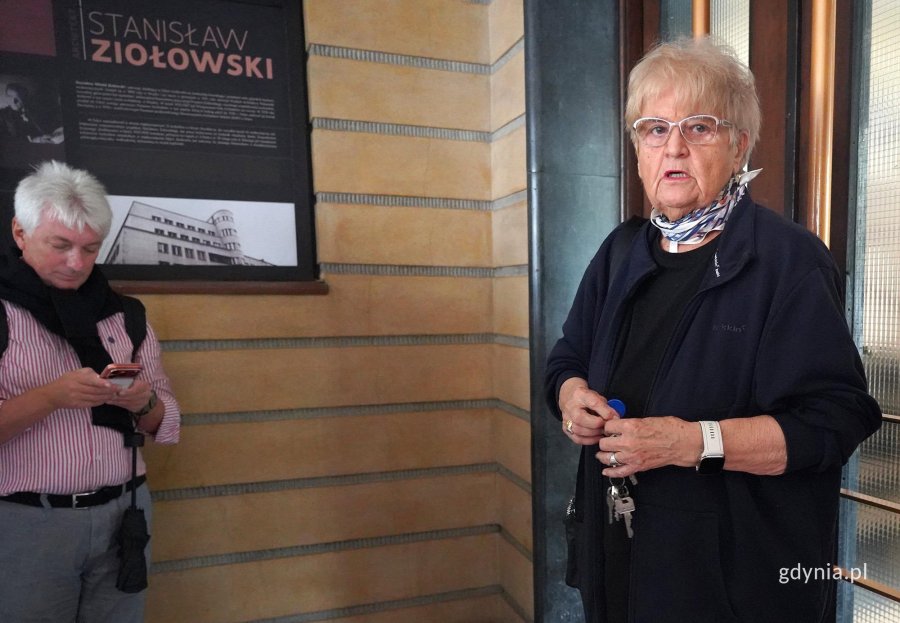 W Bankowcu zwiedzających przywitała Maria Piradoff-Link