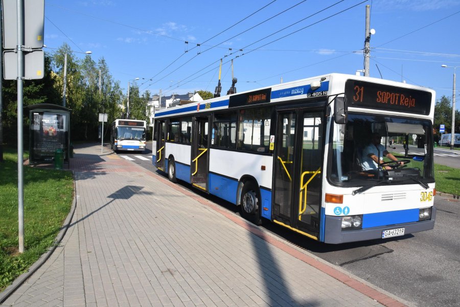 Pętla autobusowa "Dąbrowa Miętowa"  // fot. Lechosław Dzierżak