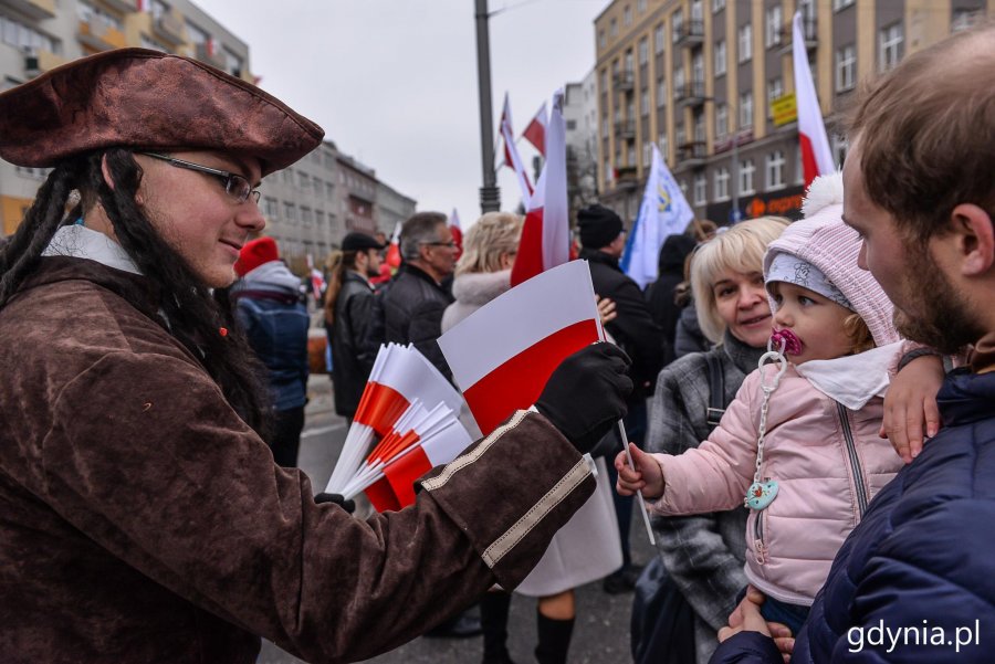 Gdynia uczciła stulecie polskiej niepodległości // fot. Przemysław Świderski